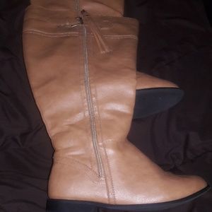 Tall Tan Boots